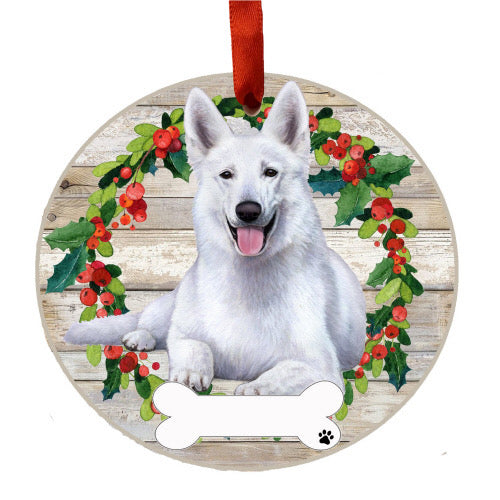 Ceramic Customizable Dog Ornament