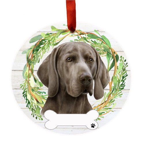 Ceramic Customizable Dog Ornament