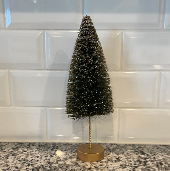 Gold & Green Bottle Brush Trees