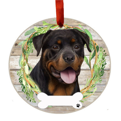 Ceramic Customizable Dog Ornament