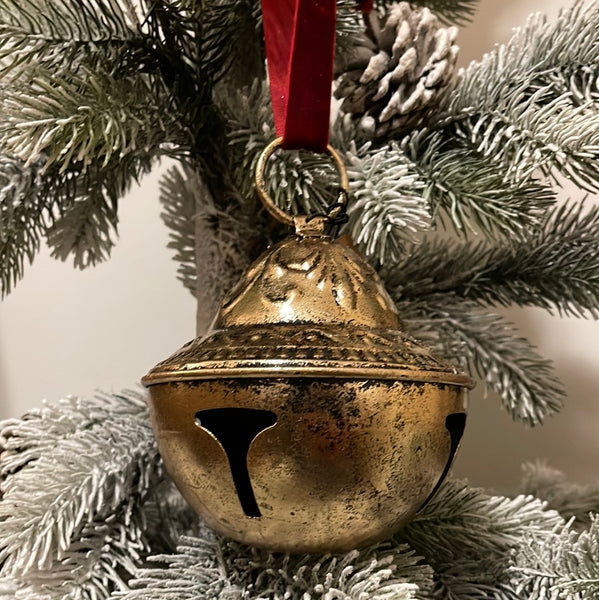 6.5” Gold Bell Ornament