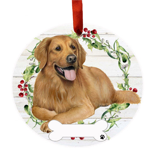 Ceramic Customizable Dog Ornament