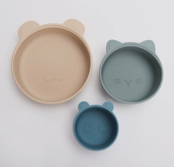 Silicone Bowl Set (3 pieces)