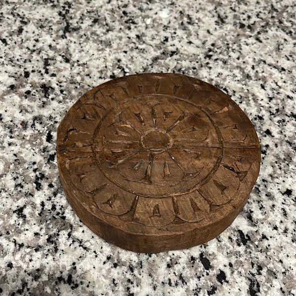 Carved Stone Biscuit Mould