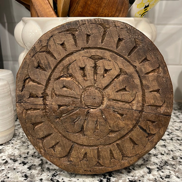 Carved Stone Biscuit Mould