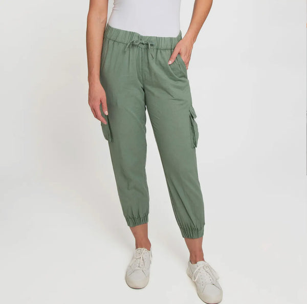 Forest Green Cargo Joggers