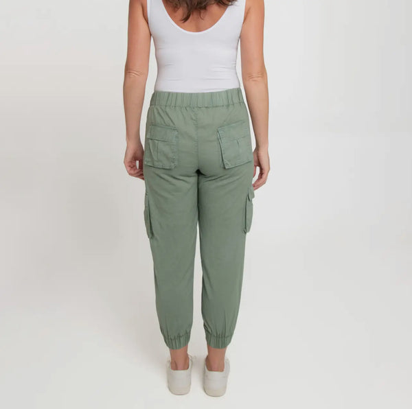 Forest Green Cargo Joggers