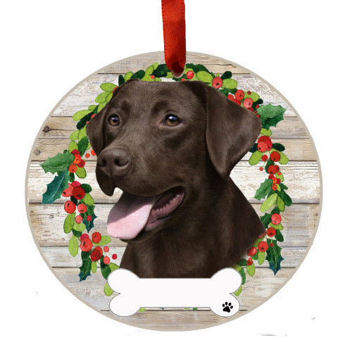 Ceramic Customizable Dog Ornament