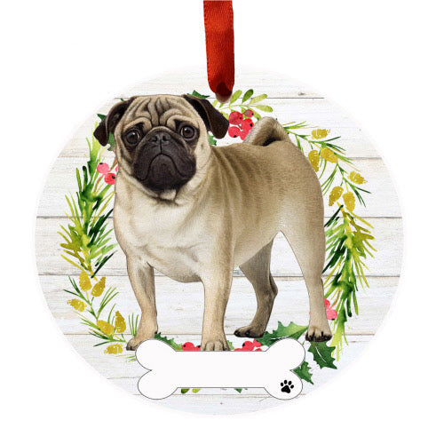 Ceramic Customizable Dog Ornament