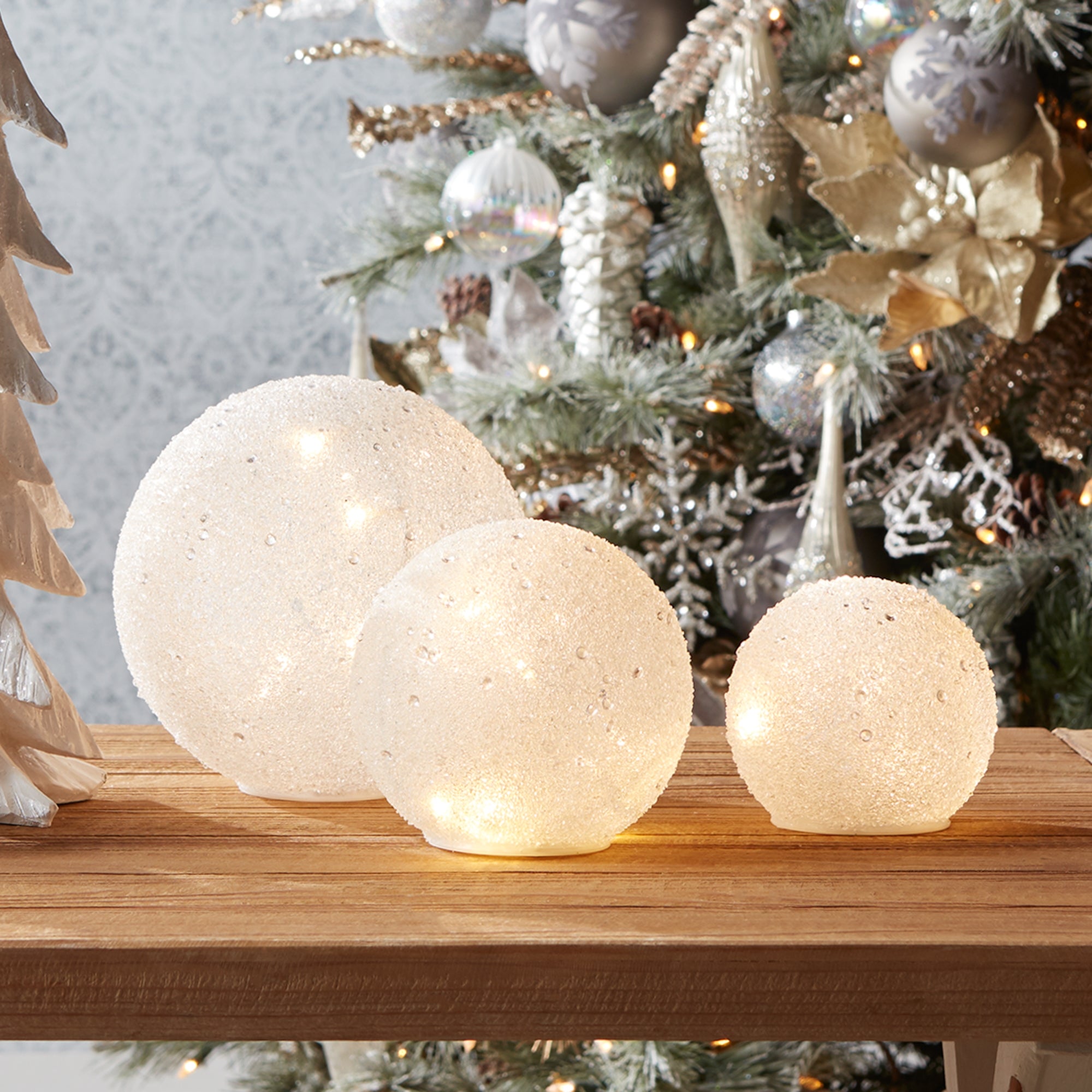Frosted Globes
