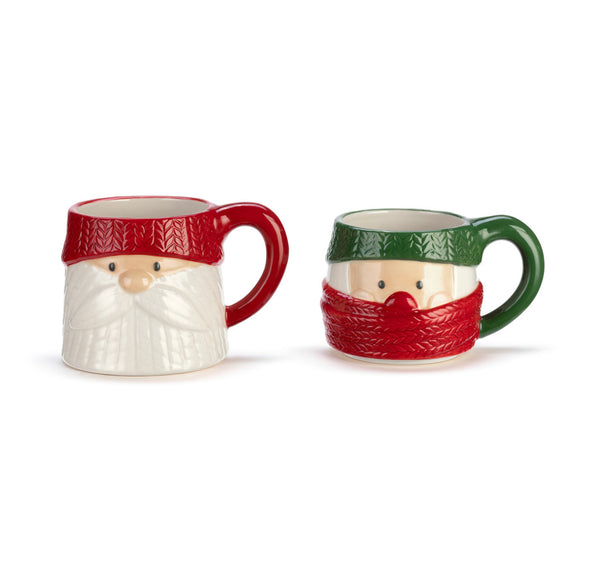 Big Santa, Little Gnome Stacking Mug Set