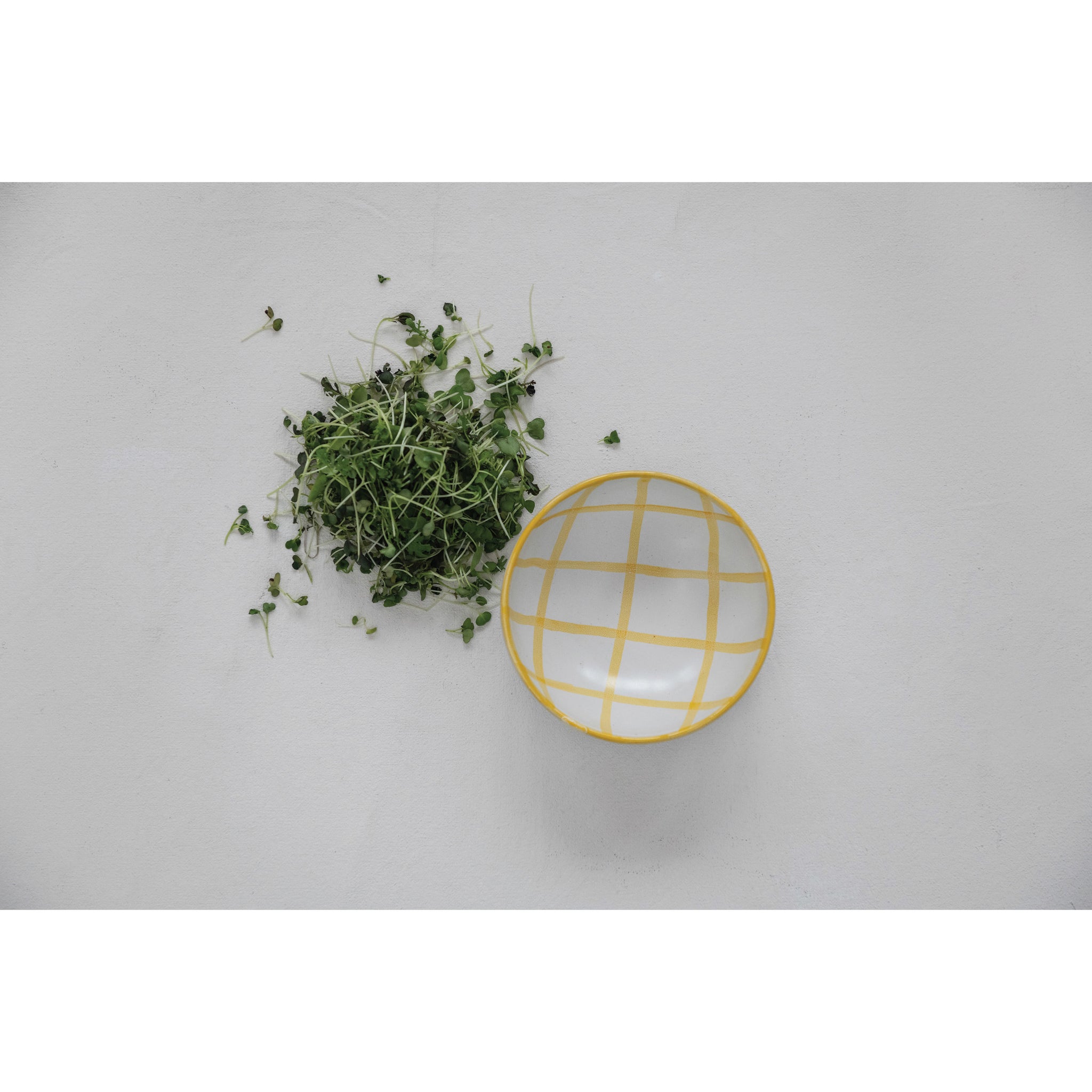 Hand Painted Yellow Bowl