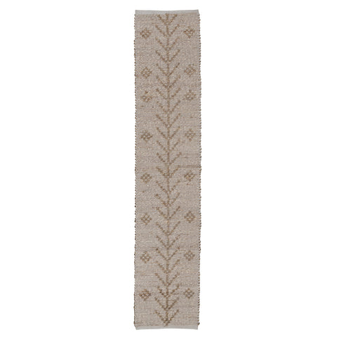 Woven Seagrass & Cotton Table Runner - Natural