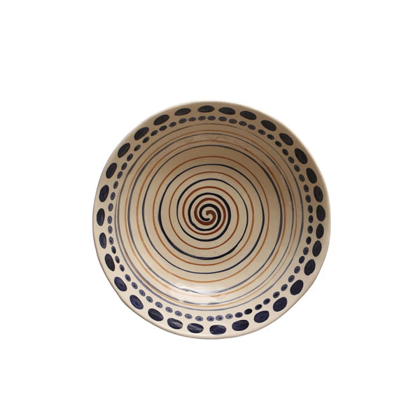 Hand-Painted Serving Bowl - Large