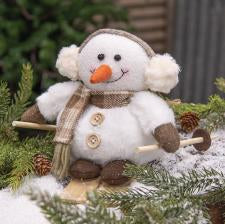 Skiing Snowman