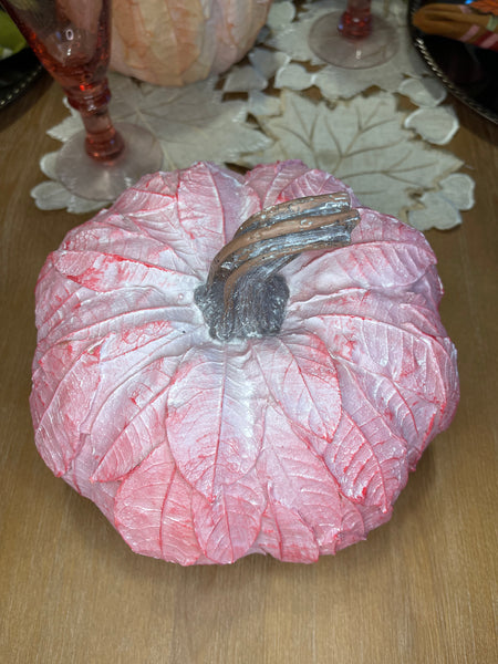 Resin Leaves Pumpkins - Large