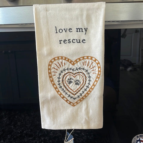 Love My Rescue Kitchen Towel