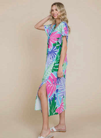 Take me to the Tropics Midi Dress