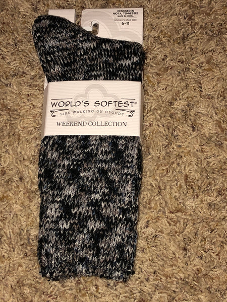 Women’s World’s Softest Socks - Mid-Calf Socks (Multiple Colors Available)