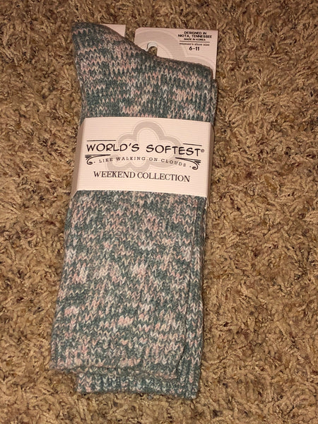 Women’s World’s Softest Socks - Mid-Calf Socks (Multiple Colors Available)