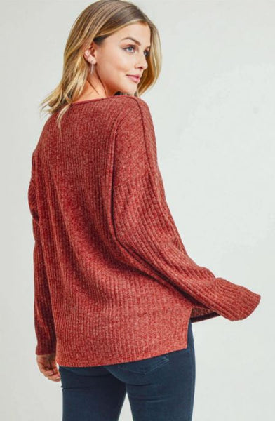 Bianca's Burgundy Sweater