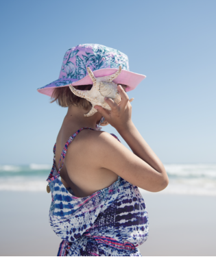 Pink Tropics Hat - Toddler