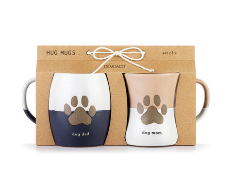 Dog Mom & Dog Dad Mugs - Gift Set