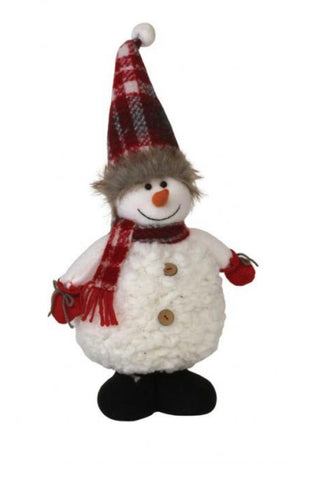 Standing Plush Snowman - 18”