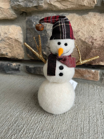 Hand Made Snowman - 3”