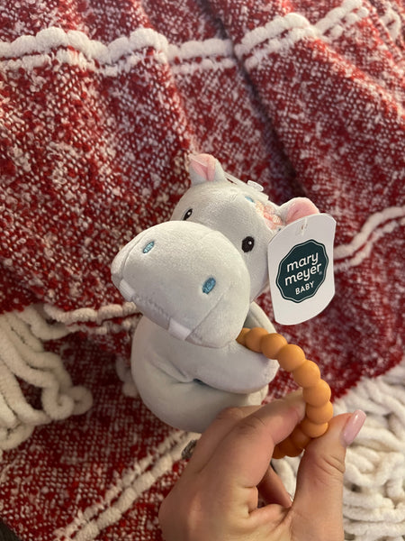 Hippo Rattle Teether