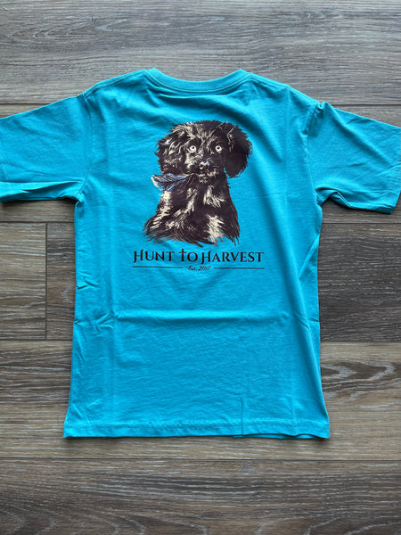 YOUTH Puppy Fever Tee - Blue