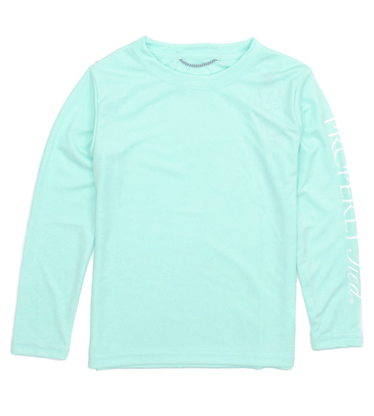 Kid’s Tidal Long Sleeve Performance Tee - Seafoam