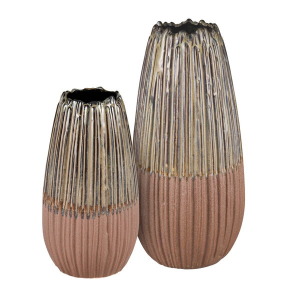 Copper Ceramic Vase - Medium