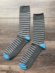 Gray Stripe Socks