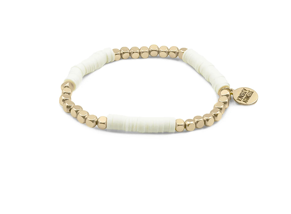 KA - White Clay Bracelet