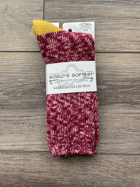 Women’s World’s Softest Socks - Mid-Calf Socks (Multiple Colors Available)