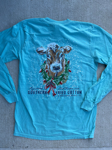 Snow Cow Long Sleeve Tee