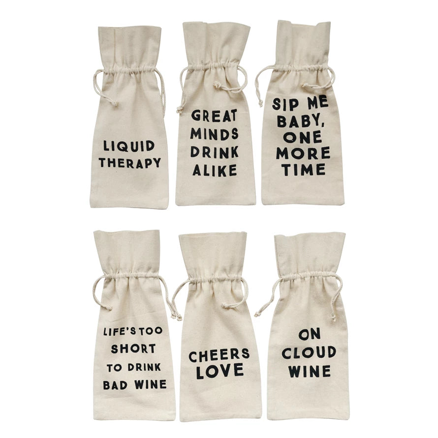 Cotton Wine Bags