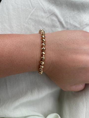 KA Gold Beads Bracelet