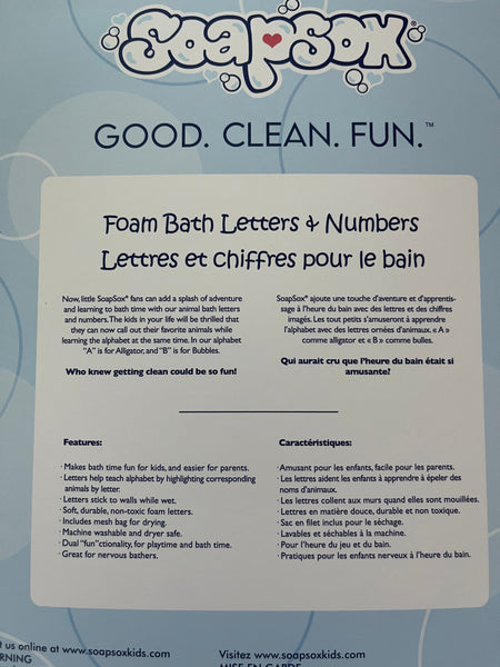 Foam Bath Letters & Numbers