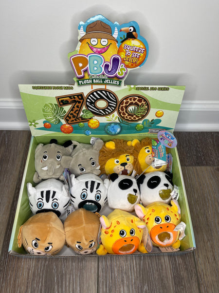 PBJ’s - Plush Belly Jellies: Zoo Series