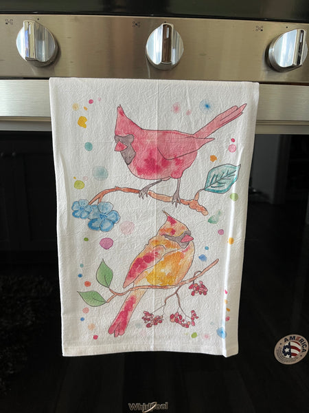 Cardinals Tea Towel