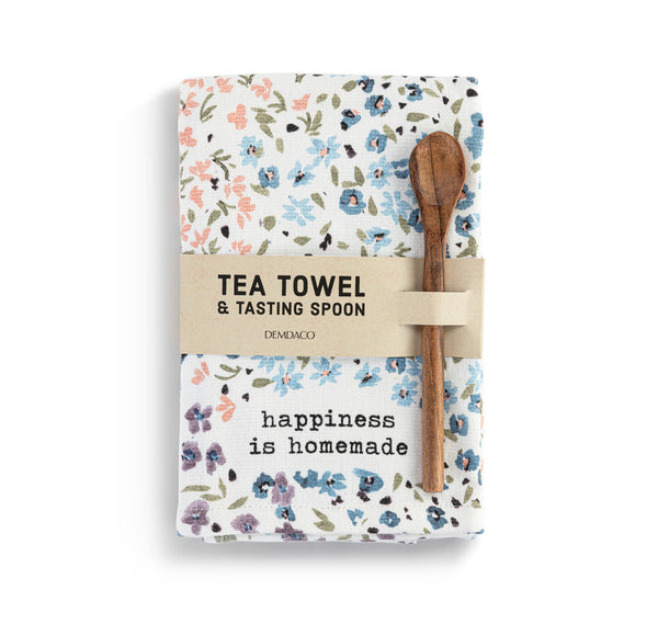 Kitchen Towel & Tasting Spoon - Floral