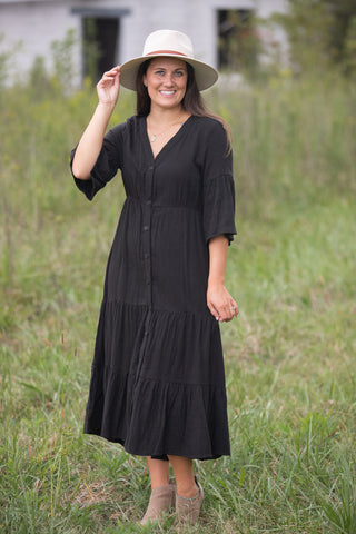 Black Midi Dress