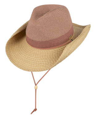 Ladies Cowboy Hat with Dusty Pink Top - Sunny Isles